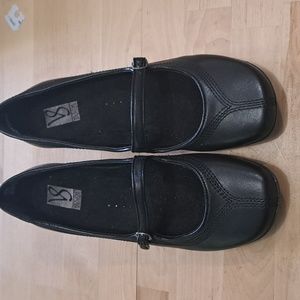 Victoria Spenser Ruth Black Leather Slip On Casual Shoe